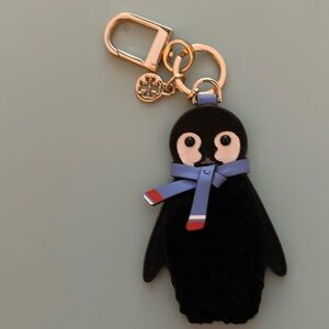 Tory Burch Penguin purse charm key fob